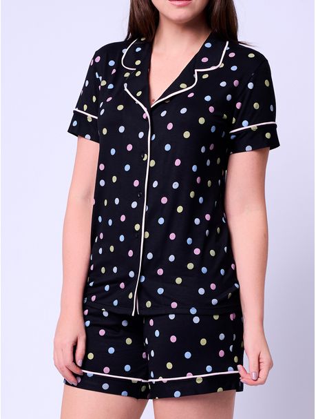 Short Doll Manga Curta Full Coala Dots