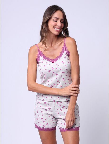 Short Doll Manga Curta Pink Romance