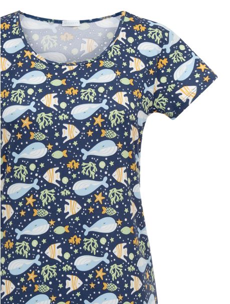 Camisola Manga Curta Baleia