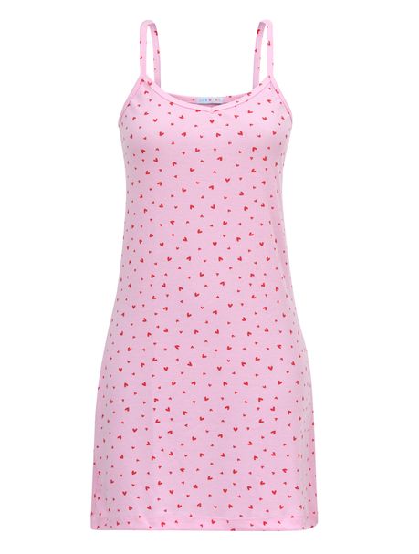 Camisola Alças Coração Rib