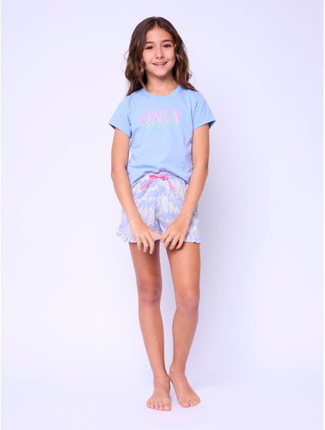Short Doll Infantil Manga Curta Vibes