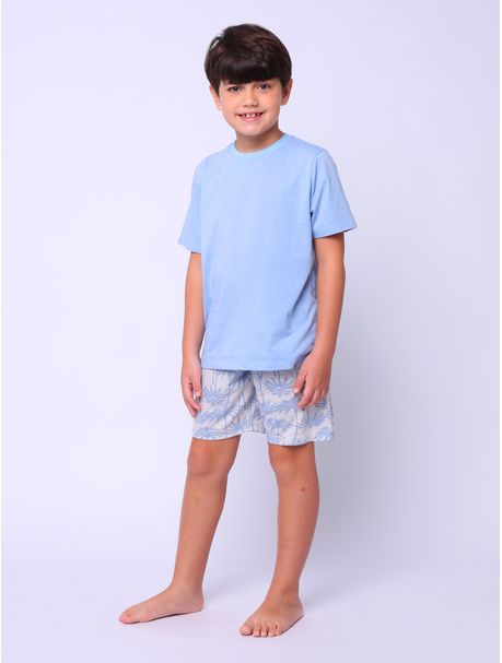 Pijama Infantil Menino Manga Curta Vibes