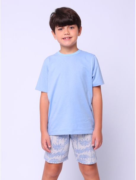 Pijama Infantil Menino Manga Curta Vibes