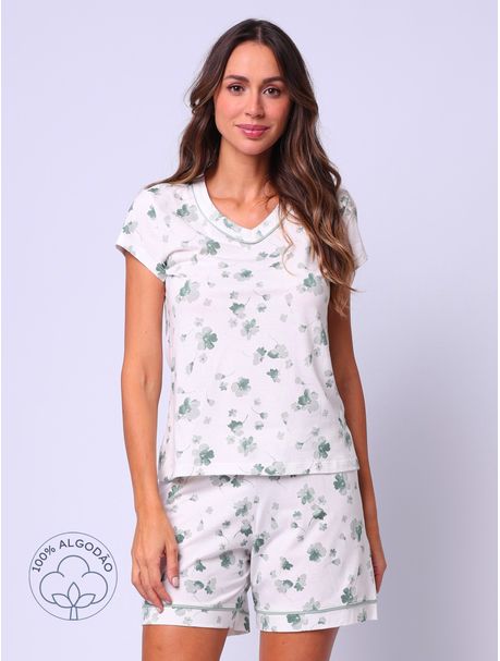 Short Doll Manga Curta Botanic