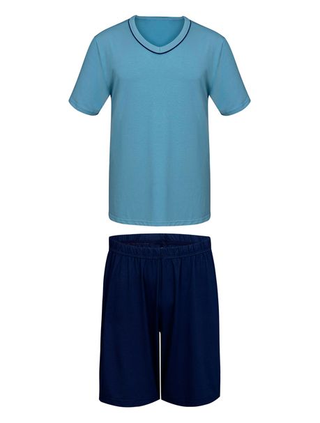 Pijama Masculino Manga Curta Jimmy