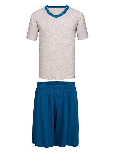 Pijama Masculino Manga Curta Luca