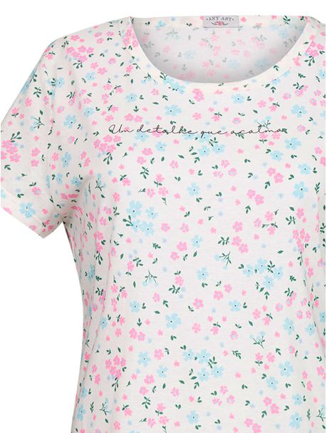 Camisola Manga Curta Jardim