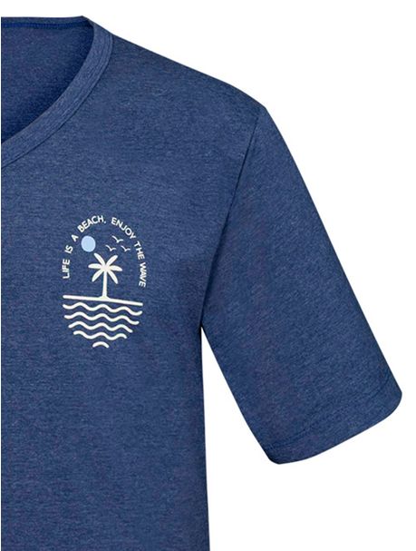 Pijama Masculino Manga Curta Cid