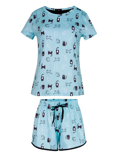 Short Doll Manga Curta Gato Preto