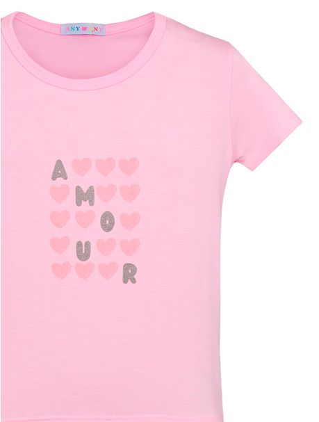 Short Doll Infantil Manga Curta  Amour