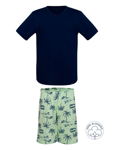 Pijama Masculino Manga Curta Max