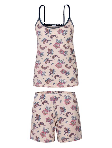 Short Doll Alças Floral Paisley