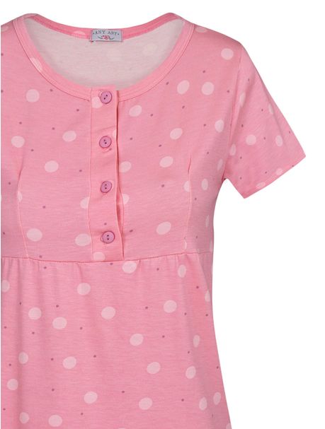 Camisola Manga Curta Mix Poá