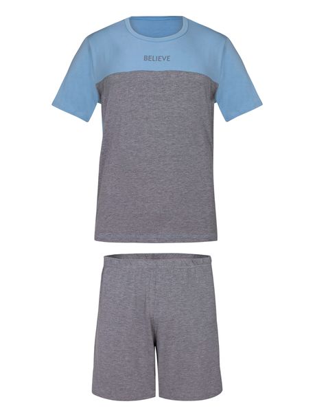 Pijama Masculino Manga Curta Zac