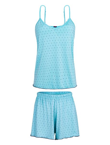 Short Doll Alças Poá Lovely