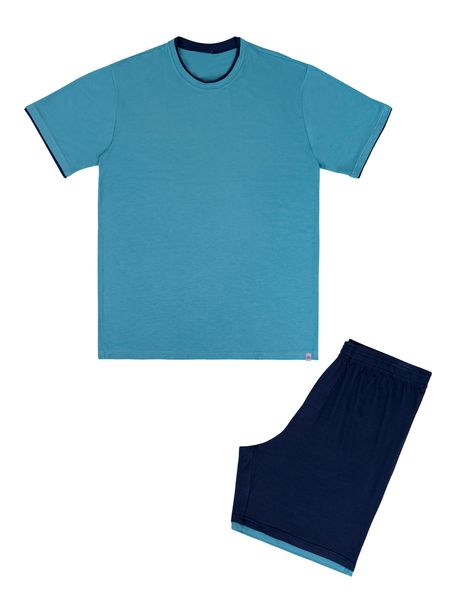 Pijama Masculino Manga Curta Thiago