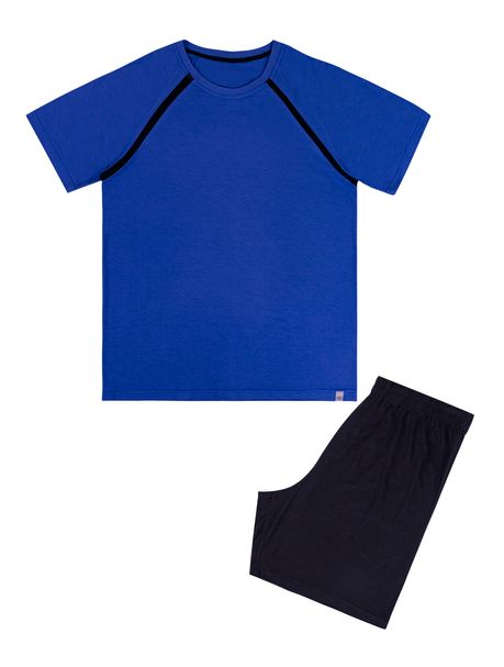 Pijama Masculino Manga Curta Rogerio