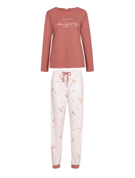 Pijama Feminino Longo Manga Longa Laço Sleep