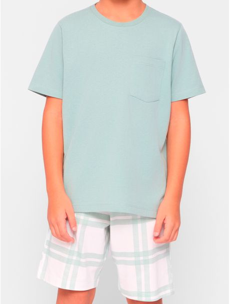 Pijama Infantil Menino Manga Curta Mais Abraços